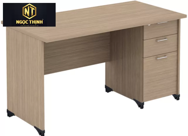 Bàn làm việc gỗ công nghiệp Melamine AT140HL3D Bàn làm việc gỗ công nghiệp Melamine AT140HL3D